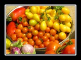 cherry and other tomatoes farm fresh from home